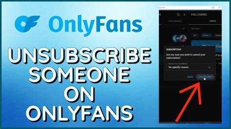 how to unsubscribe onlyfans|How to Unsubscribe on Onlyfans